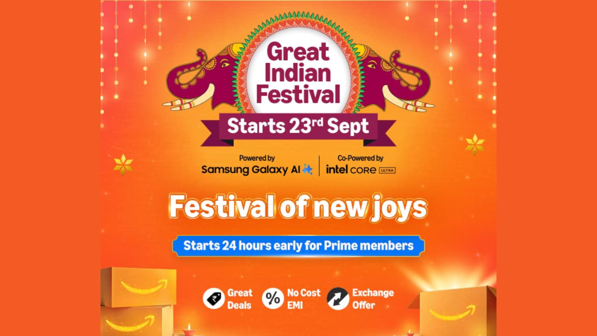 Amazon Great Indian Festival Sale 2025 : Deals Discount + Banks & Card Offers